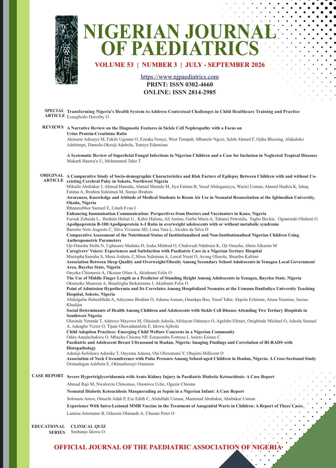 					View Vol. 53 No. 3 (2026)
				
